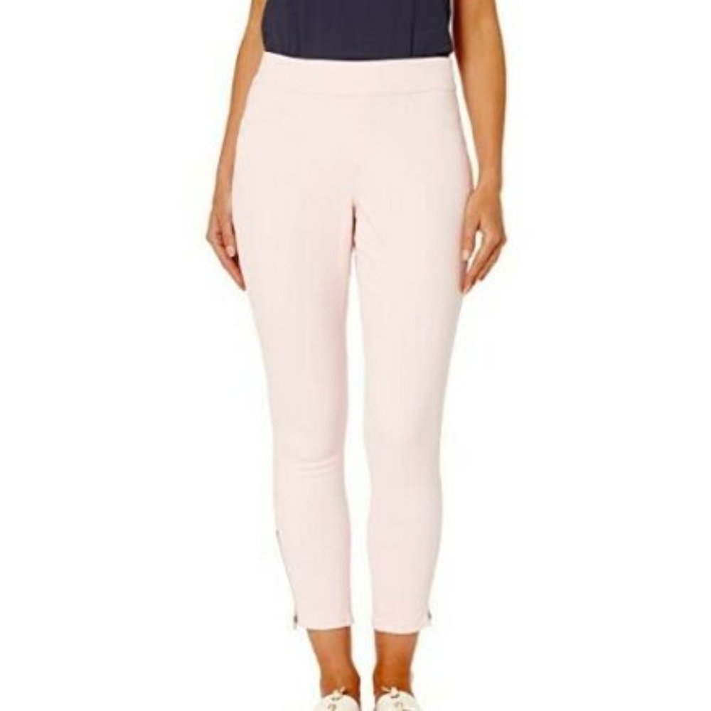 BANDOLINO Women’s Thea Pull-On Yoga Stretch Crop Pants Jean Leggings Sz. 10 NWT